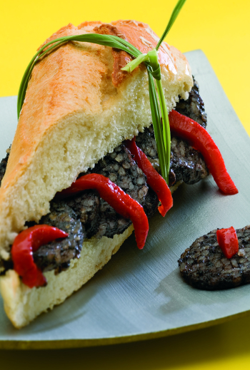 Pan con morcilla de Terica Uriol